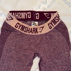 Gymshark Burgundy Heather Leggings